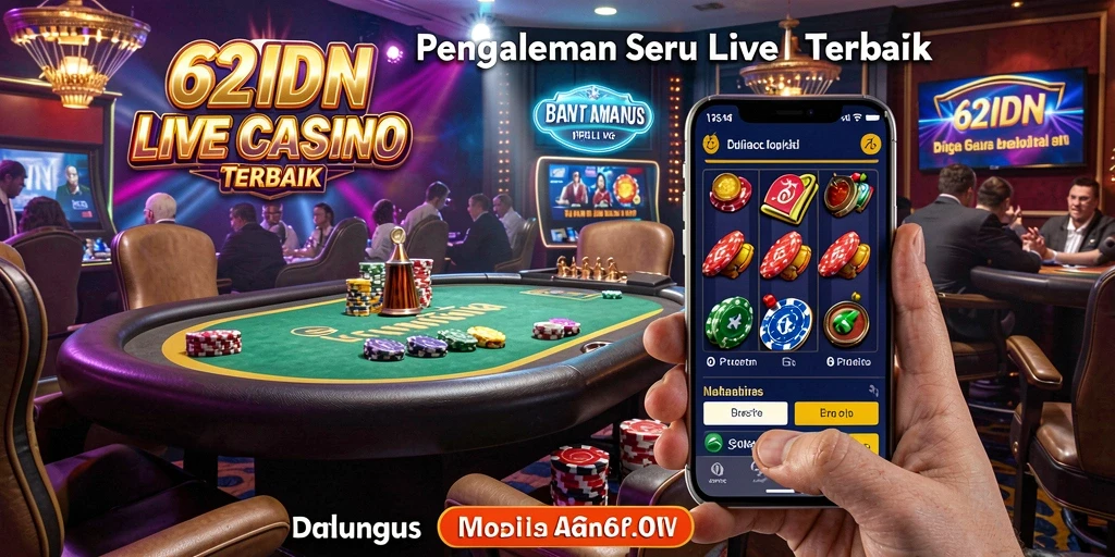 Tampilan gameplay Live Casino yang menarik dan interaktif.