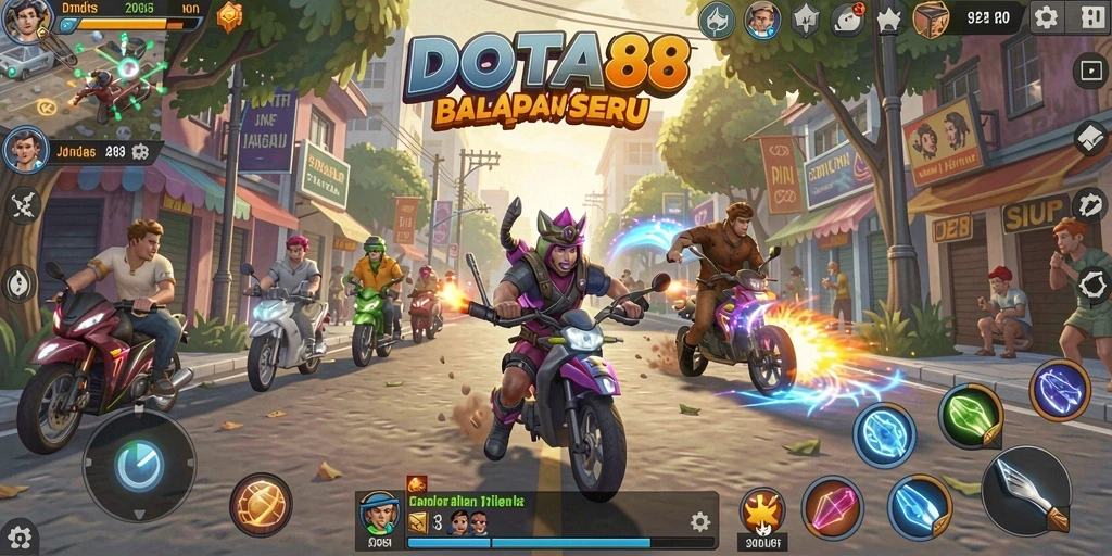 Gameplay balapan menarik di DOTA88 yang memukau.