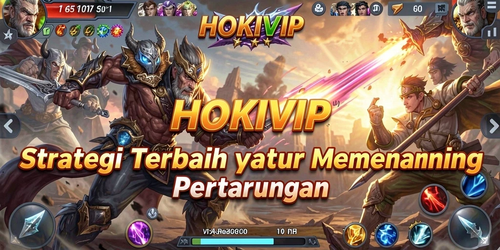 Tampilan gameplay HOKIVIP yang strategis dan mendebarkan.