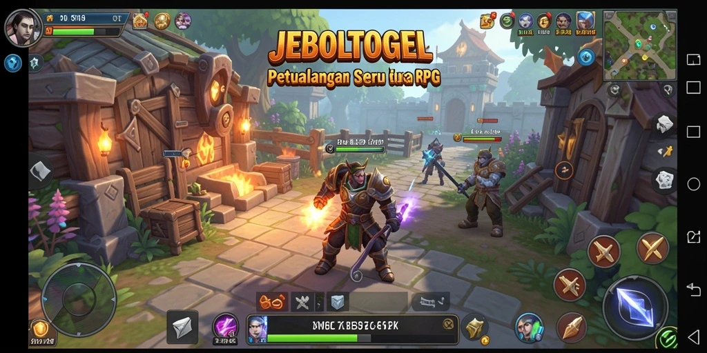 Tampilan gameplay RPG yang menarik dan interaktif.