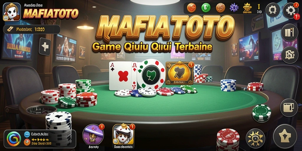 Tampilan gameplay QiuQiu yang seru di MAFIATOTO.