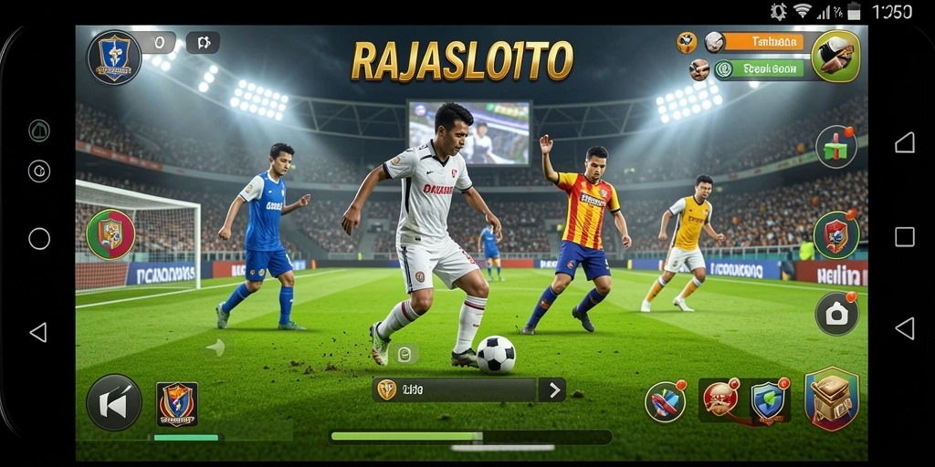 Tampilan gameplay RAJASLOTO yang seru dengan grafik menarik.