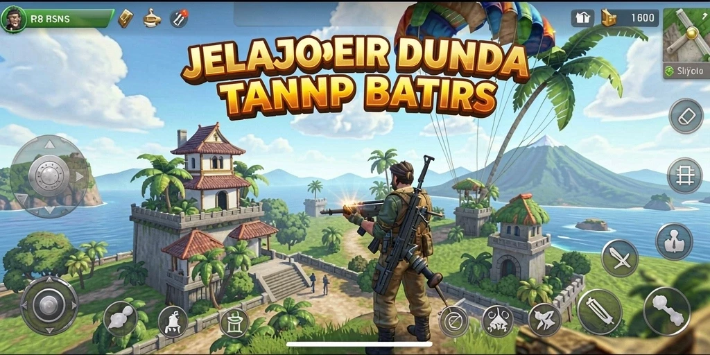 Tampilan gameplay yang menampilkan eksplorasi dunia terbuka RP8.