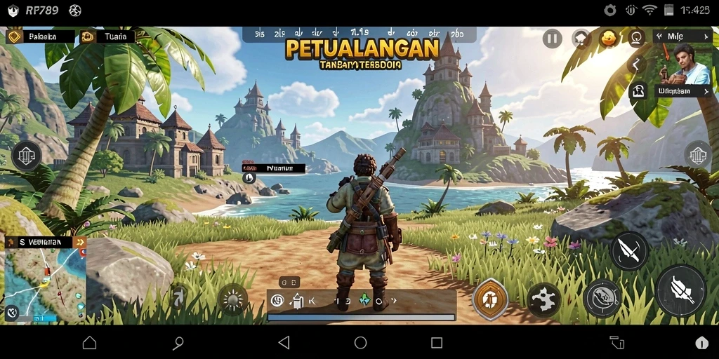 Tampilan gameplay mendebarkan dari dunia terbuka RR789.