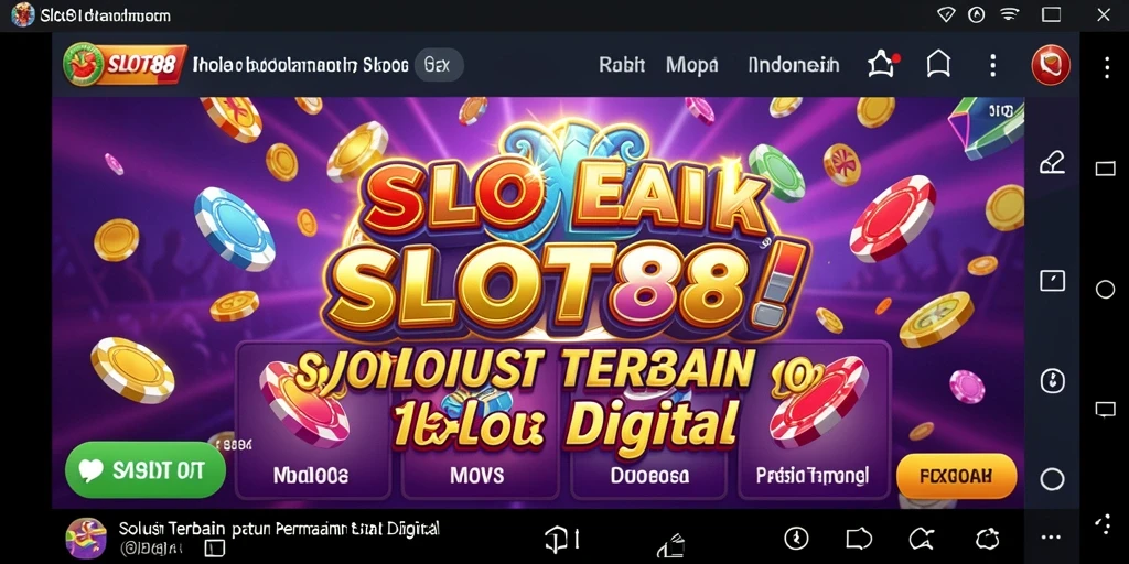 Tampilan utama SLOT88 dengan berbagai slot permainan yang menarik.